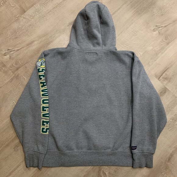 Vintage Jansport UAA University of Alaska Anchorage Hoodie Women's Medium Gray - Picture 5 of 7